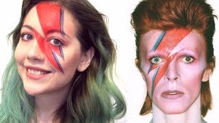 David Bowie EASY Makeup Tutorial [upl. by Adnawad]