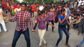 Sangamam 2k17  Flashmob  MVSR engineering college MVSR Traditional Fest [upl. by Morlee241]