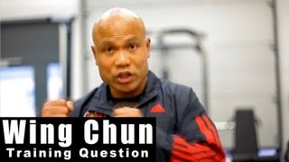 Wing Chun training  wing chun use in mma Q23 [upl. by Esiocnarf661]