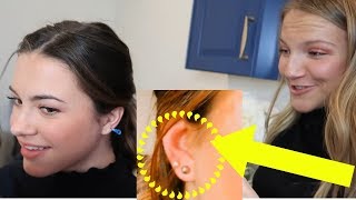 MY FRIEND PIERCED MY EAR   Alyssa Mikesell [upl. by Quita]