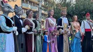 50è aniversari dels Gegants de Palamós i 30è aniversari de Ciutat Gegantera de Catalunya 171124 [upl. by Hauge]