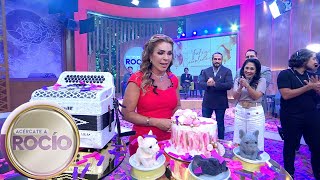 ¡Así celebró su cumpleaños Rocío Sánchez Azuara  Acércate a Rocío [upl. by Amorita]