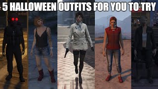 GTA Online 5 Halloween Themed Outfits for you to try [upl. by Rojam]