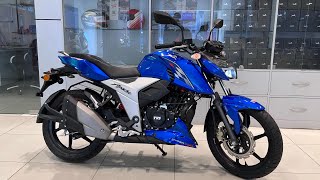 2024 New Tvs Apache RTR 160 4v Base Model Full Detailed Review  On Road Price Mileage Features [upl. by Matthias391]