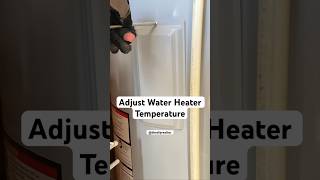 Adjust Temperature of Water Heater  Electric Water Heater Temperature diy home [upl. by Sanger587]