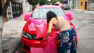 DECORACION CARROS PARA BODA Y XV AÑOS [upl. by Devora]