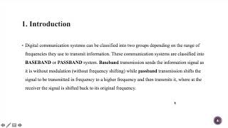 Chapter 4  Digital Modulation Techniques Passband1 [upl. by Rabbaj]