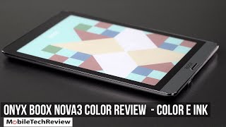 Onyx Boox Nova3 Color Review  Color EInk [upl. by Akiria]