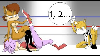 Princess Sally CHEATS AMYVERSUS 12 wrestlemania [upl. by Dougie]