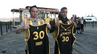 Warriors unveil new City Edition jerseys inspired by 150th anniversary of SF cable cars [upl. by Kronick359]