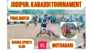 Jodipur kabaddi Tournament Final Match Budhia sports club vs Mothabari [upl. by Segal733]