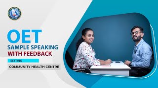 OET Sample Speaking Test Nursing [upl. by Nalyak]