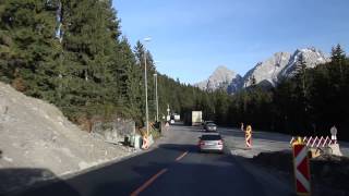 Fahrt über den Fernpass von Süden nach Norden [upl. by Nivrem350]