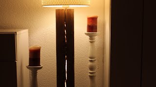 Stehlampe mit Balken  Standard lamp [upl. by Akirdnahs155]