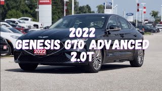 2022 GENESIS G70 ADVANCED 20T · Available Now · KMTG34TA1NU088785 [upl. by Claretta]