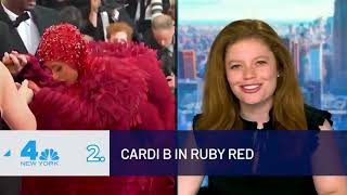 Met Gala Top 5 fashion moments on the red carpet  NBC New York [upl. by Trevlac]