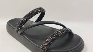 Sandália Feminina Moleca 5469121Glitter Birken Confortável [upl. by Haroun720]