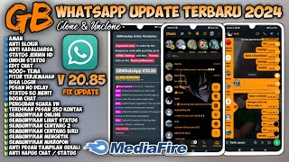 GB Whatsapp Update Terbaru • Whatsapp Mod Terbaru Anti Blokir • Whatsapp GB terbaru versi 2085 [upl. by Alokin]