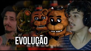 React A incrível evolução da franquia FNAF ate certo ponto [upl. by Suoirad449]