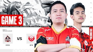 GEEK FAM vs BIGETRON ALPHA  Regular Season Week 3 Day 2  Game 3  MPLIDS14 [upl. by Garrick680]