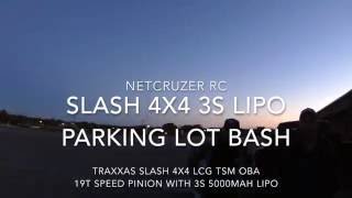 Slash 4x4 Parking Lot 3S Speed RC Bash [upl. by Otilia943]