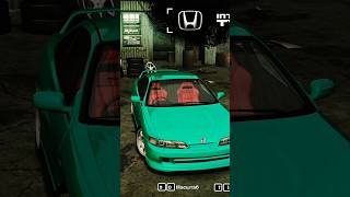 Honda integra typeR NFS MW hd gaming nfsmostwanted honda [upl. by Labina]