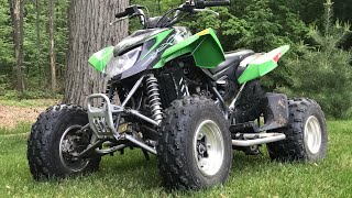 2004 ARCTIC CAT DVX 400 WALKAROUND [upl. by Agiaf392]