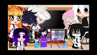 Hashiras react to my fyp Giyuu [upl. by Eillehs]