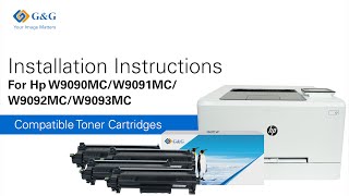 Installation Instructions for HP W9090MC W9091MC W9092MC W9093MC [upl. by Dana]