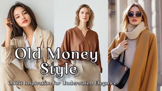 Creating a Timeless Look with Old Money and Quiet Luxury Style [upl. by Seek698]