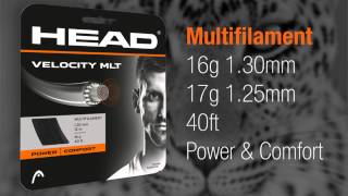 Head Velocity Tennis String Review  Tennis Plaza [upl. by Hi649]