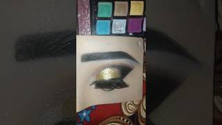 golden amp black eyes makeup tutorial [upl. by Moore655]