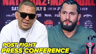 Nate Diaz vs Jorge Masvidal  Live Post Fight Press Conference • Diaz vs Masvidal [upl. by Koziarz]