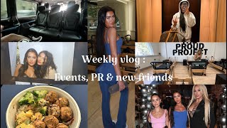 Weekly vlog  exciting events unboxing pr amp meeting new friends [upl. by Noiro]