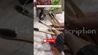 Wooden toothbrush from meesho in just rs113  Meesho song music christianmelodies8082 [upl. by Enilesoj739]