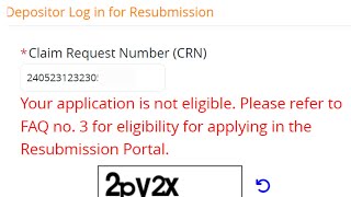 Sahara Refund Resubmisson Your application is not eligible Please refer to FAQ no 3 Problem fix [upl. by Nyleaj]