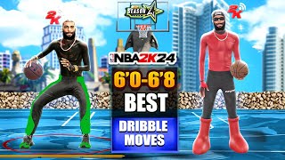 Season 4  BEST DRIBBLE Moves for SMALL amp TALL GUARDS🤯 in NBA 2K24  Move like a COMP PG [upl. by Didier105]