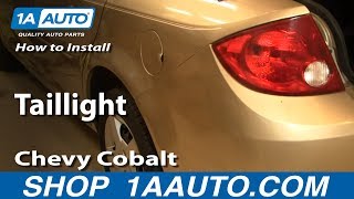 How to Replace Tail Light 0510 Chevy Cobalt [upl. by Genisia]