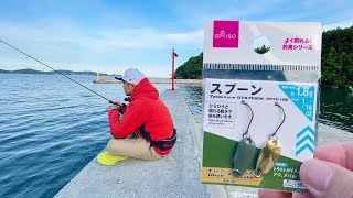 ダイソーのスプーンが海釣りにも使えるらしいので試してみた【100円】 [upl. by Irod]