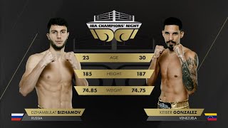 BIZHAMOV Dzhambulat RUS vs GONZALEZ ZAPATA Keiber VEN  IBA Champions’ Night  November 4 2024 [upl. by Analli341]