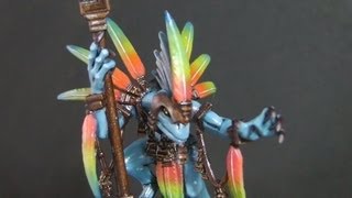 How to paint Warhammer New Lizardmen Skink Priest  Part 2 [upl. by Allwein]