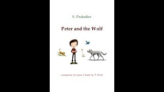 S Prokofiev  Peter and the Wolf  1 piano 4 hands [upl. by Elise]