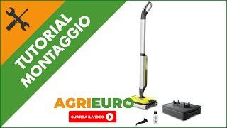 Lavapavimenti Karcher FC 7 Cordless  3 in1 montaggio [upl. by Piero]