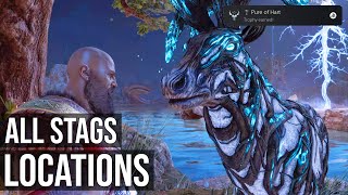 God of War Ragnarok  Pure of Hart Trophy Seasonal Stags Locations  A Stag for All Seasons Favor [upl. by Egap]