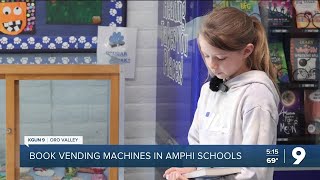 Amphi Unified School District receives 10000 for new book vending machines [upl. by Enyahs651]