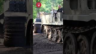 WW2 Tiger I Towed by 18 Ton Famo💥💪 ww2 tank military vehicle towing engine power war army [upl. by Ayanal]