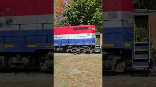 Belfast amp Moosehead lake railroad Train  Unity Maine [upl. by Darlleen]