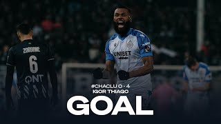 CHARLEROI  CLUB BRUGGE  04 THIAGO  20232024 [upl. by Enelrae]