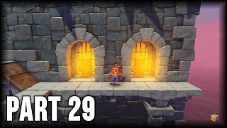 Crash Bandicoot 1 N Sane Trilogy  100 Walkthrough Part 29 PS4 – Slippery Climb Red Gem [upl. by Kato256]