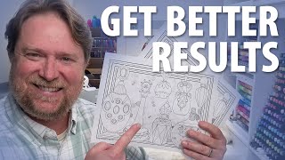 How to Print Coloring Pages  5 Easy Steps to Better Printing Results [upl. by Ennasil]